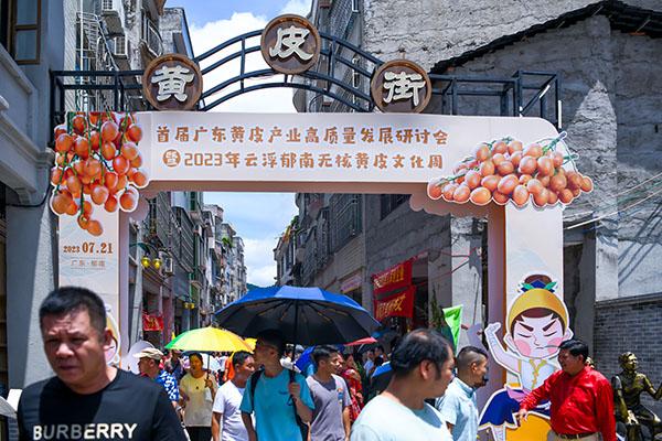 3黄皮节期间,黄皮街摩肩接踵 何鉴清拍摄.jpg 3黄皮节期间,黄皮街摩肩接踵 何鉴清拍摄.jpg